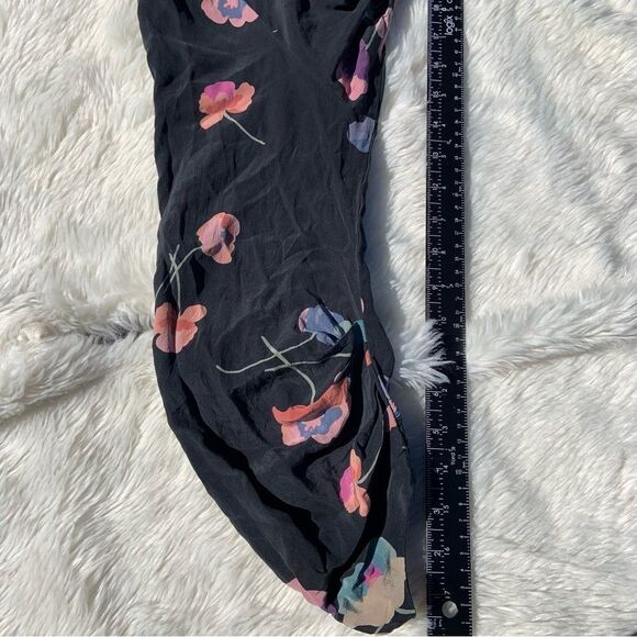 Beautiful Sz 6 Rebecca Taylor quarter Sleeve Floral Silk Blouse - Picture 6 of 12